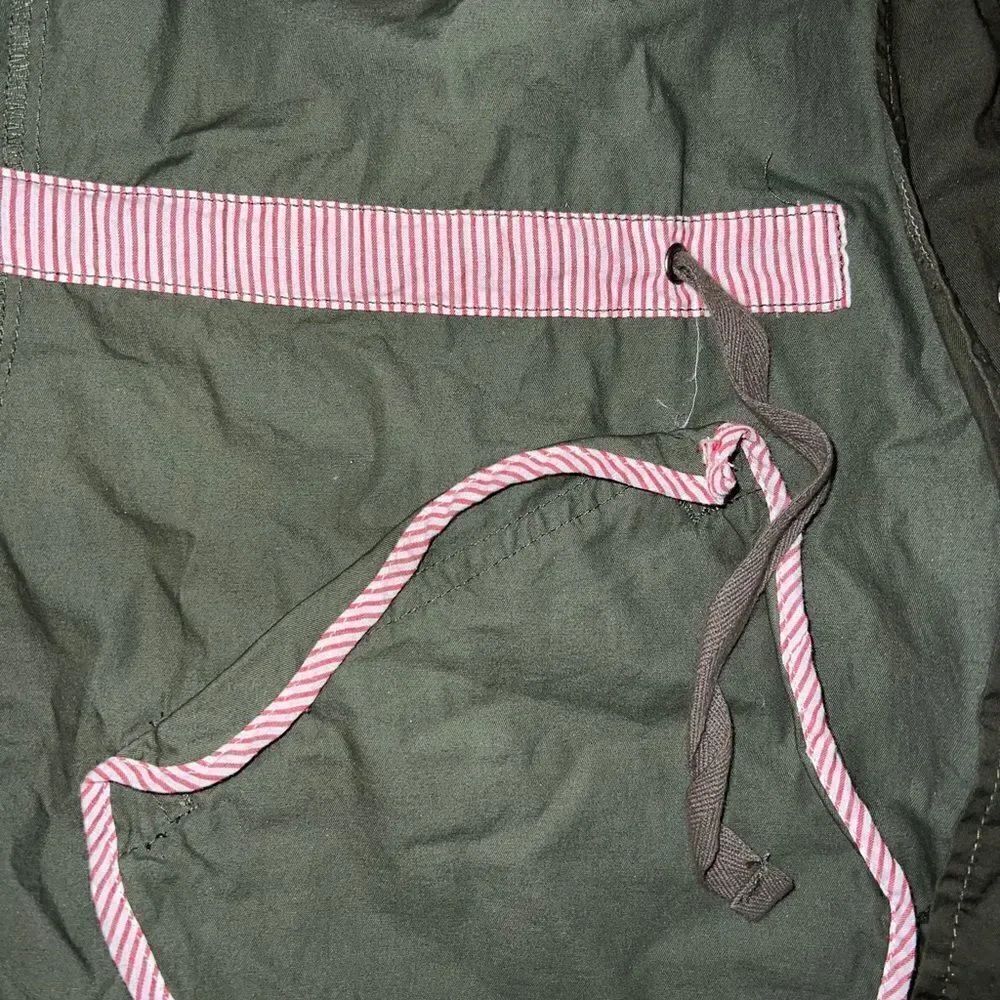 Sebby Juniors Olive Hooded Zippered Anorak Jacket Medium NWT - Picture 8 of 8